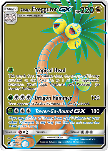 Alolan Exeggutor-GX - Crimson Invasion 107