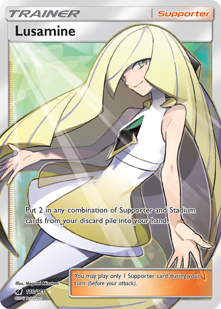 Lusamine – Crimson Invasion 110/111 Pokémon card
