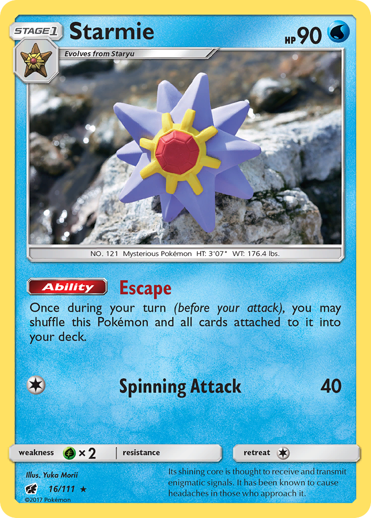Starmie – Crimson Invasion 16/111 Pokémon card
