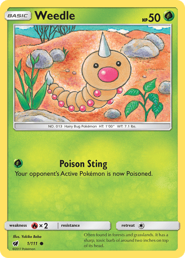Weedle - Crimson Invasion 1