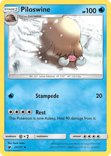 Piloswine - Crimson Invasion 20