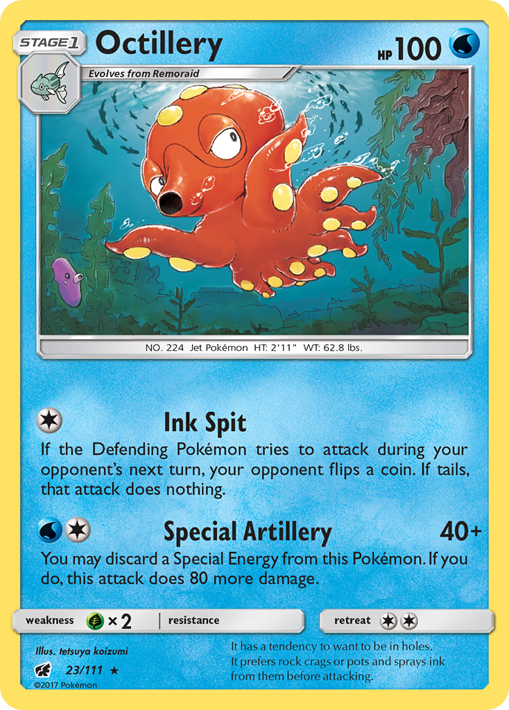 Octillery – Crimson Invasion 23/111 Pokémon card