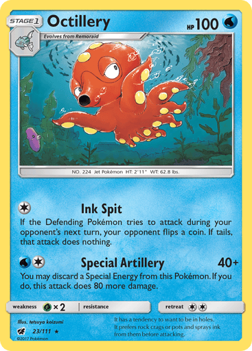 Octillery - Crimson Invasion 23