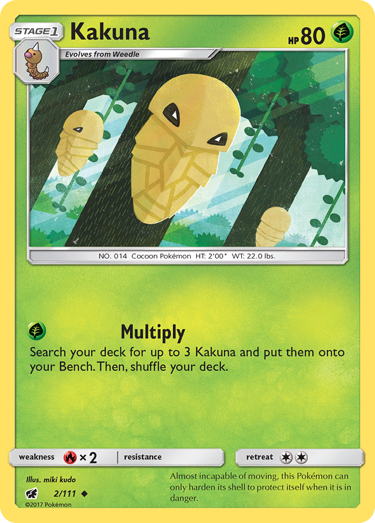 Kakuna – Crimson Invasion 2/111 Pokémon card