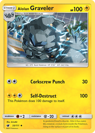 Alolan Graveler - Crimson Invasion 33
