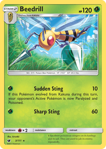 Beedrill - Crimson Invasion 3