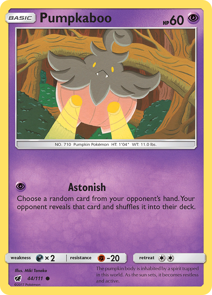 Pumpkaboo – Crimson Invasion 44/111 Pokémon card
