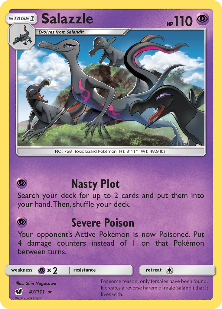 Salazzle – Crimson Invasion 47/111 Pokémon card