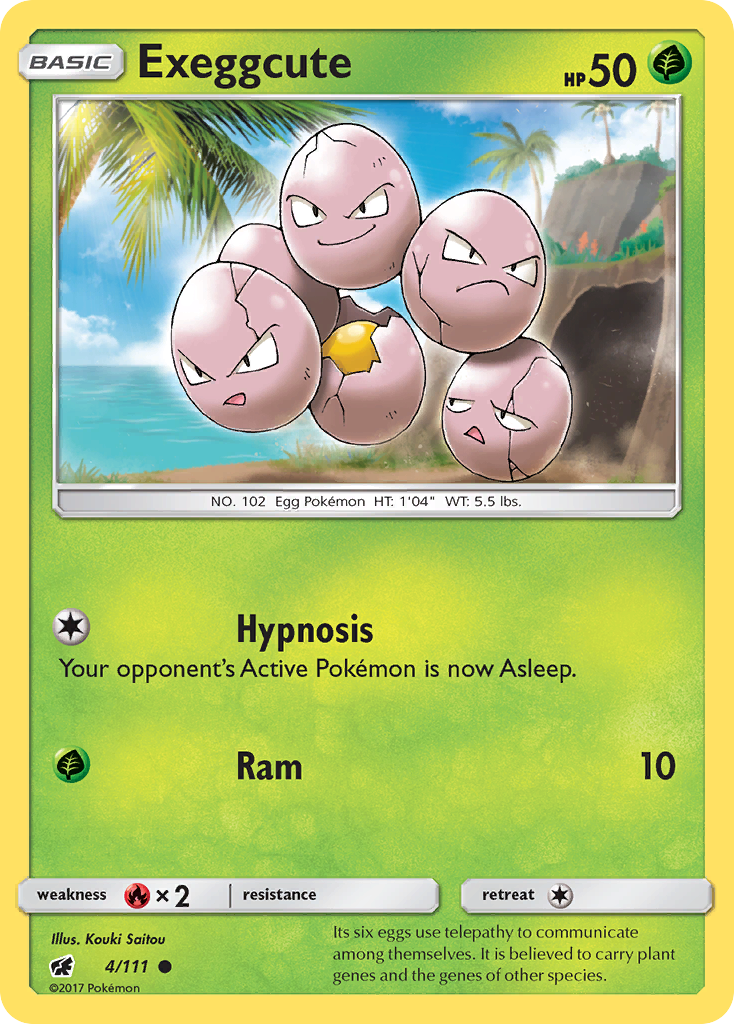 Exeggcute – Crimson Invasion 4/111 Pokémon card