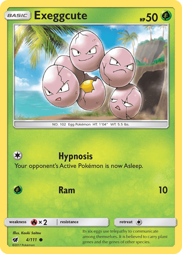 Exeggcute - Crimson Invasion 4