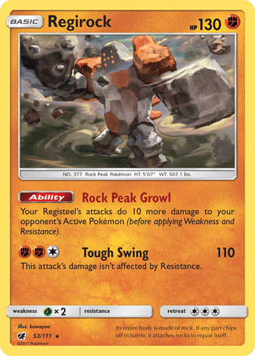 Regirock - Crimson Invasion 53