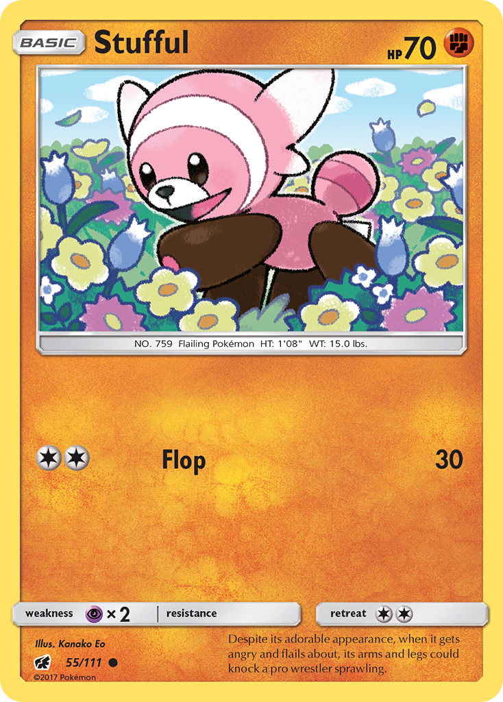 Stufful – Crimson Invasion 55/111 Pokémon card