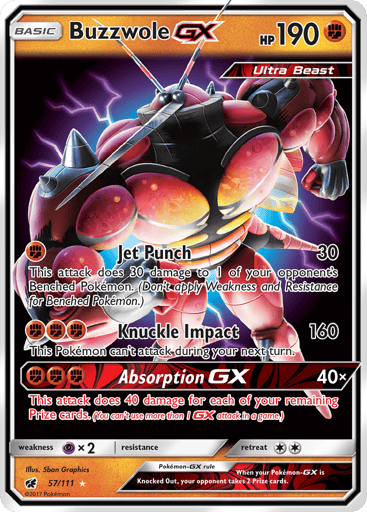 Buzzwole-GX - Crimson Invasion 57