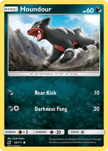 Houndour - Crimson Invasion 58