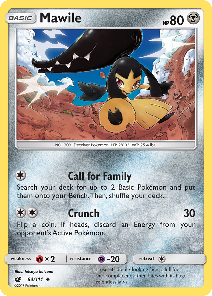 Mawile – Crimson Invasion 64/111 Pokémon card