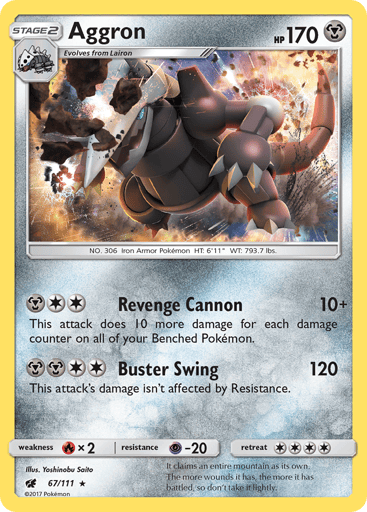 Aggron - Crimson Invasion 67