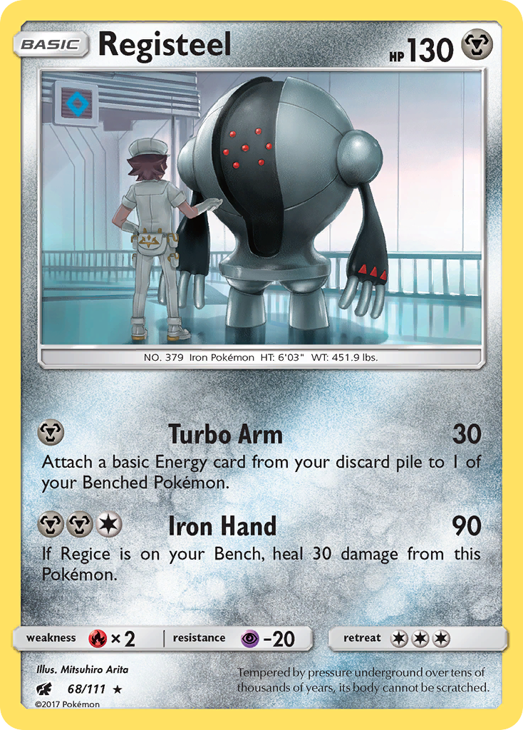 Registeel – Crimson Invasion 68/111 Pokémon card