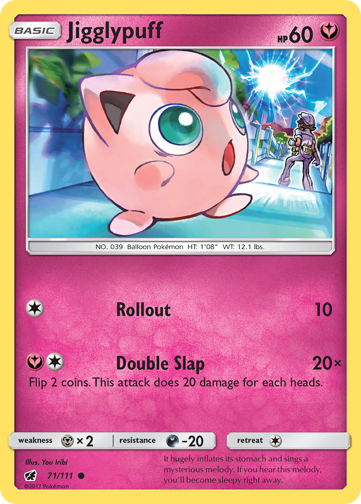 Jigglypuff – Crimson Invasion 71/111 Pokémon card