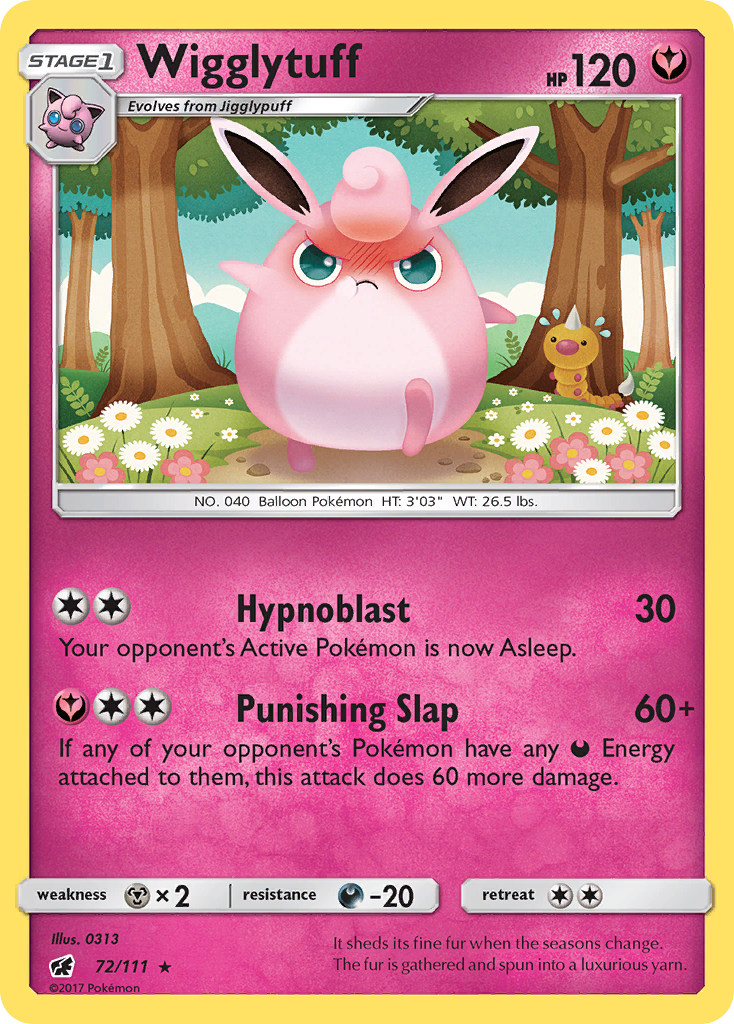 Wigglytuff – Crimson Invasion 72/111 Pokémon card