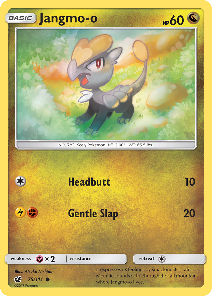 Jangmo-o – Crimson Invasion 75/111 Pokémon card