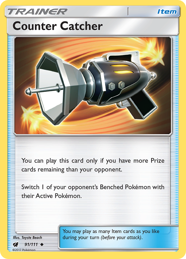 Counter Catcher – Crimson Invasion 91/111 Pokémon card