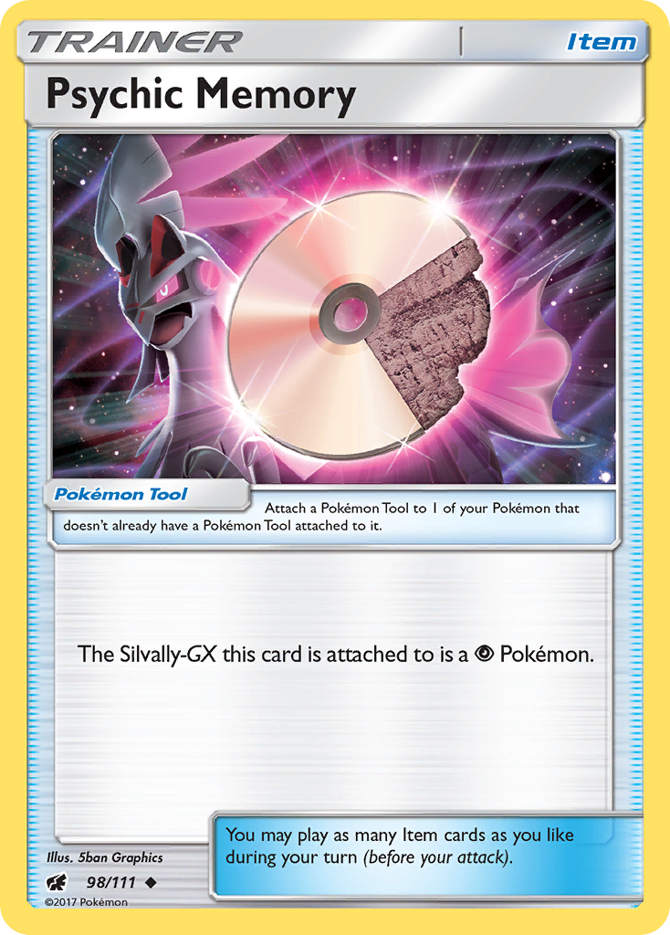 Psychic Memory – Crimson Invasion 98/111 Pokémon card