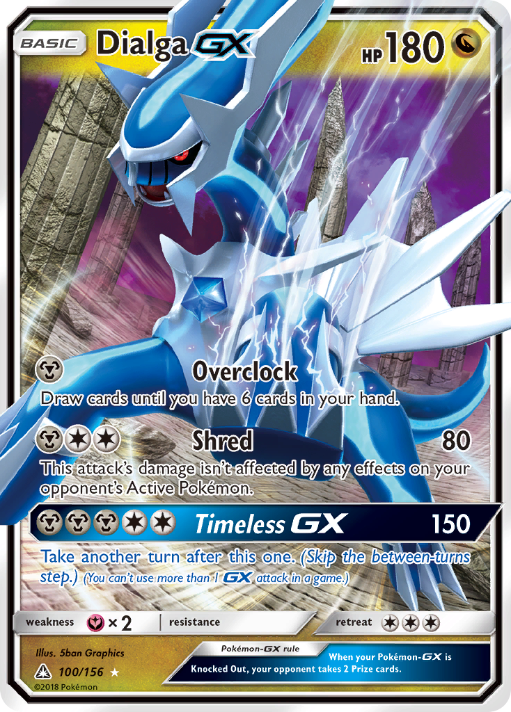 Dialga-GX – Ultra Prism 100/156 Pokémon card