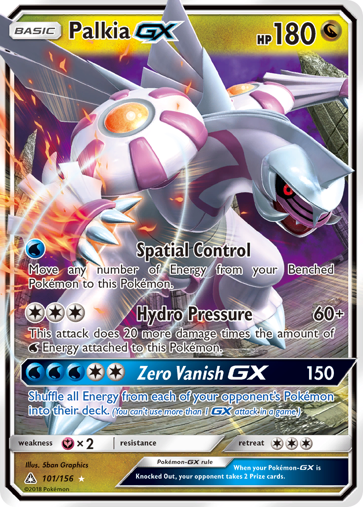 Palkia-GX – Ultra Prism 101/156 Pokémon card