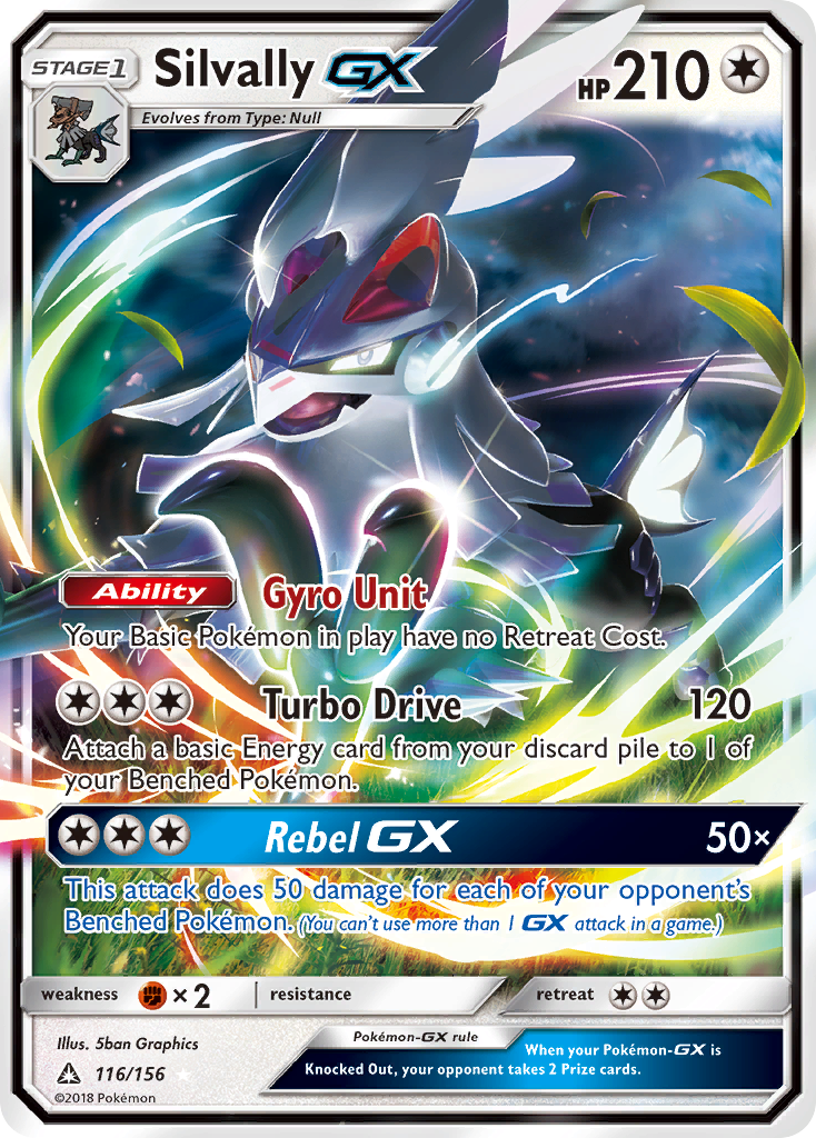 Silvally-GX – Ultra Prism 116/156 Pokémon card