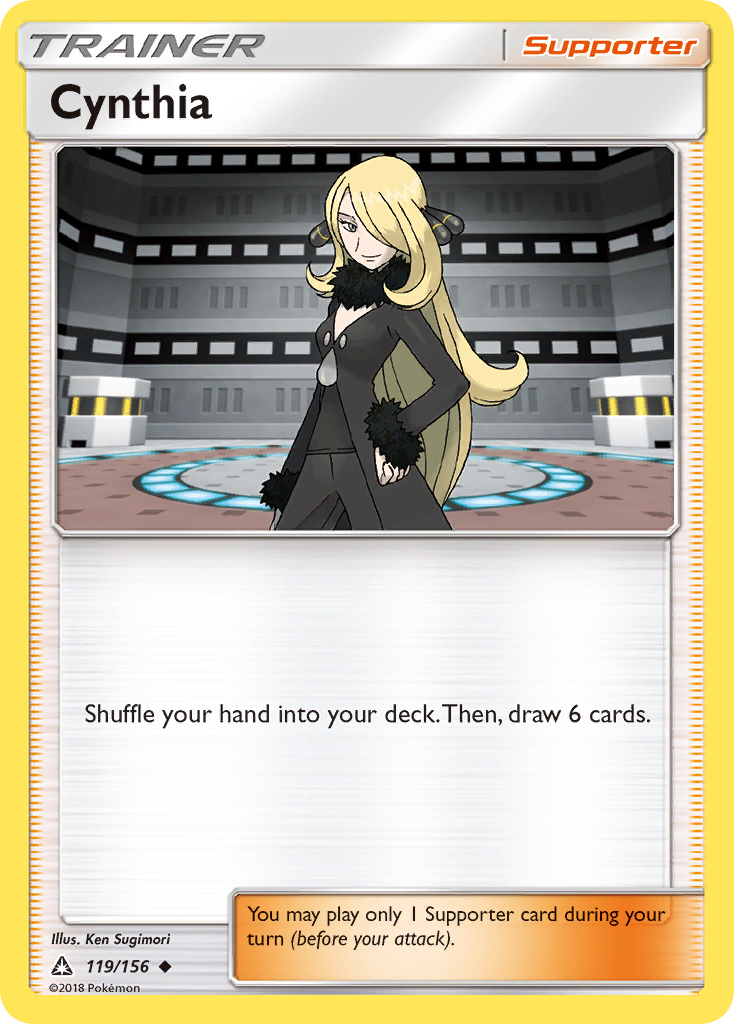 Cynthia – Ultra Prism 119/156 Pokémon card