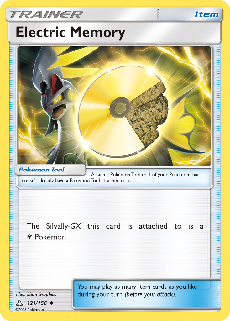 Electric Memory – Ultra Prism 121/156 Pokémon card