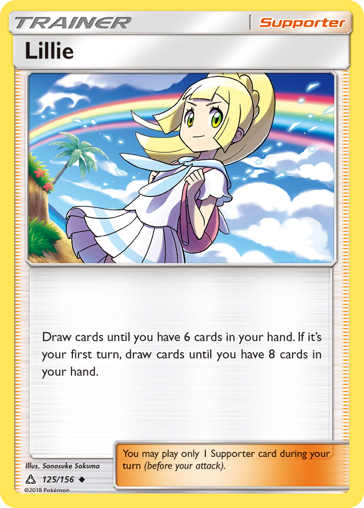 Lillie – Ultra Prism 125/156 Pokémon card