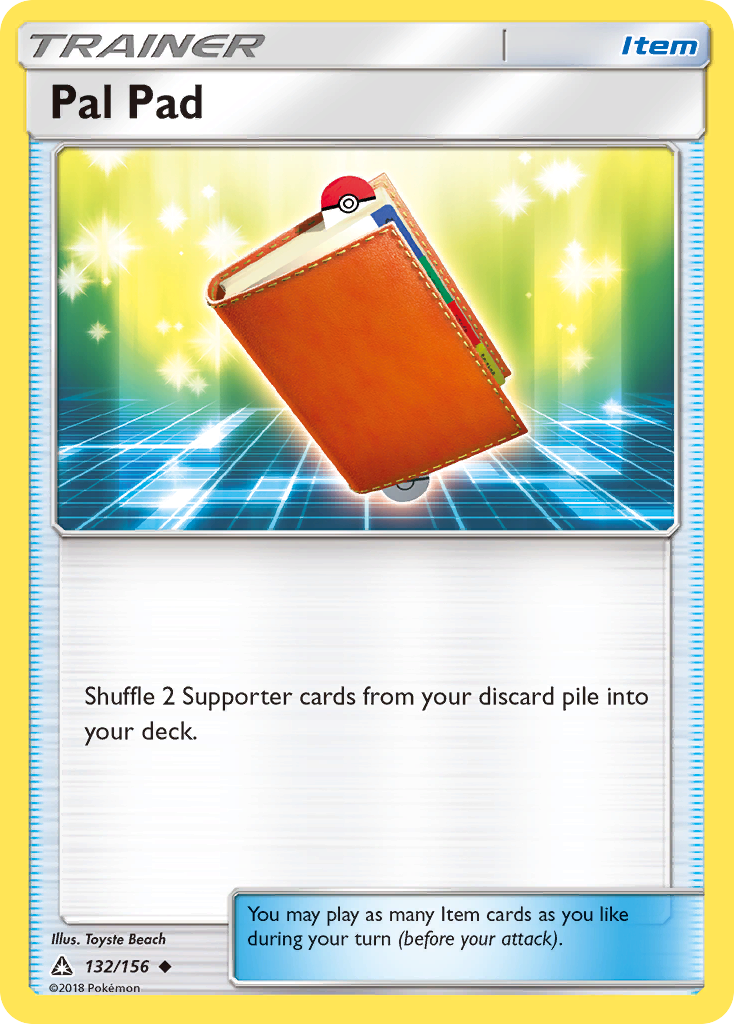 Pal Pad – Ultra Prism 132/156 Pokémon card