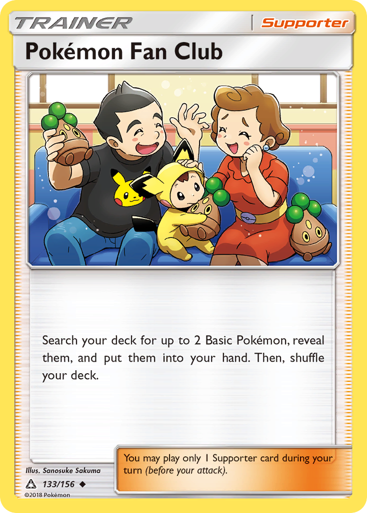 Pokémon Fan Club – Ultra Prism 133/156 Pokémon card