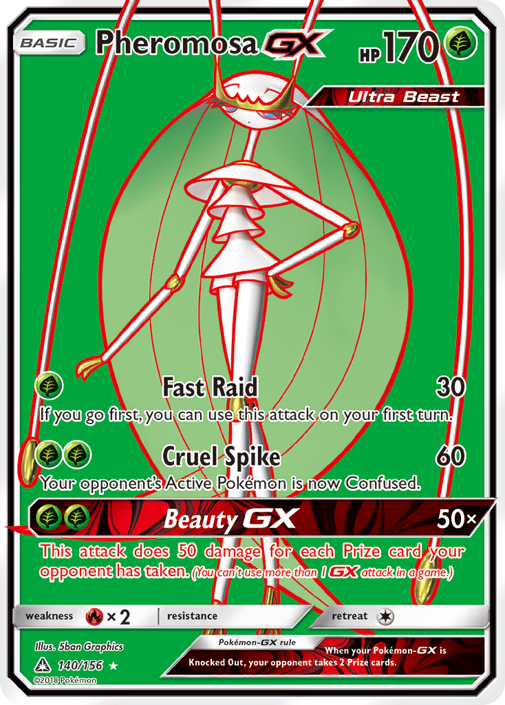 Pheromosa-GX – Ultra Prism 140/156 Pokémon card