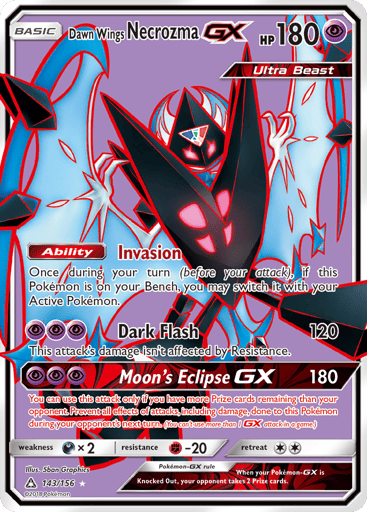 Dawn Wings Necrozma-GX - Ultra Prism 143
