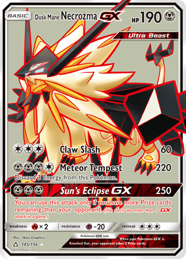 Dusk Mane Necrozma-GX - Ultra Prism 145
