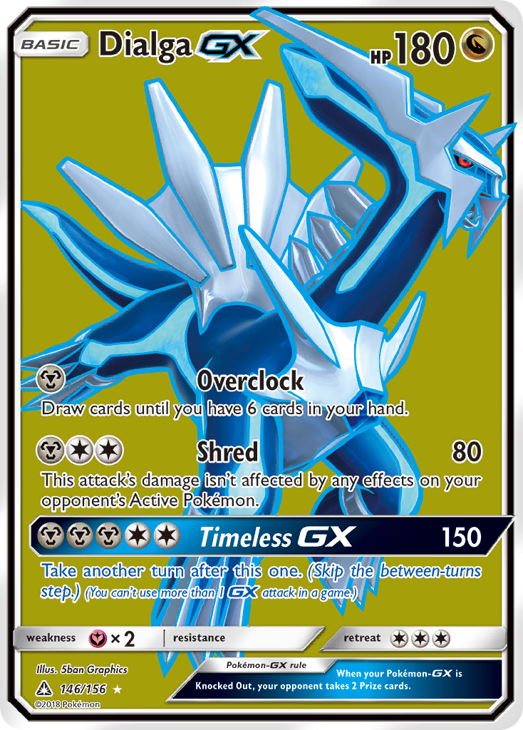 Dialga-GX – Ultra Prism 146/156 Pokémon card