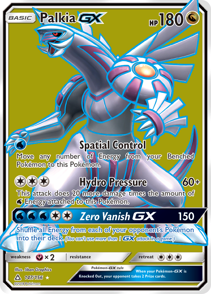 Palkia-GX – Ultra Prism 147/156 Pokémon card
