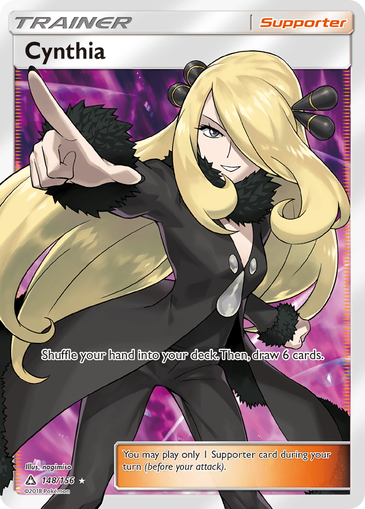 Cynthia – Ultra Prism 148/156 Pokémon card