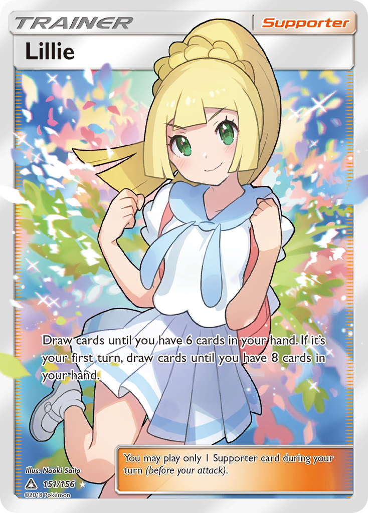 Lillie – Ultra Prism 151/156 Pokémon card