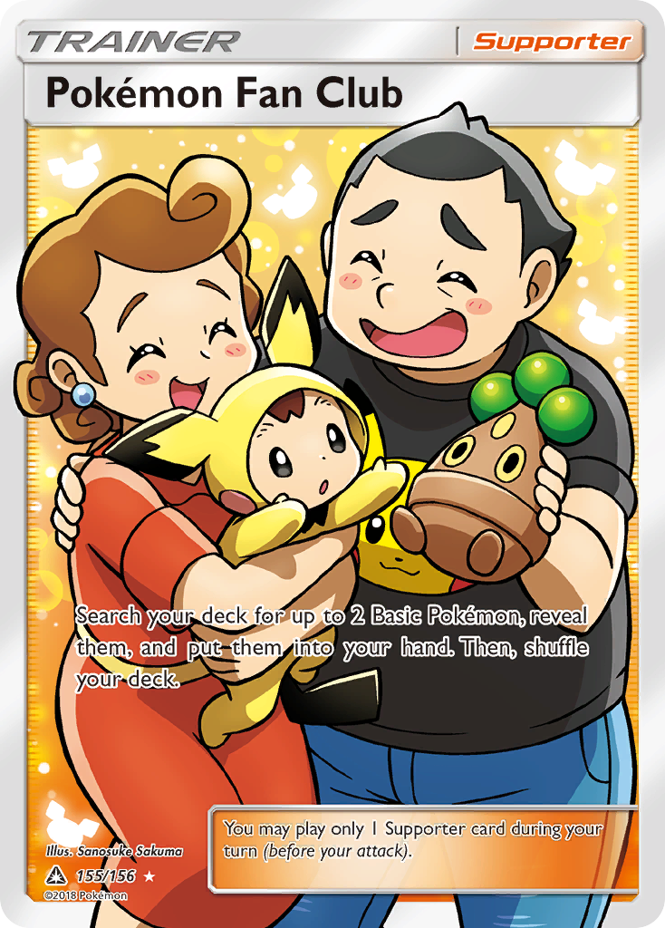 Pokémon Fan Club – Ultra Prism 155/156 Pokémon card