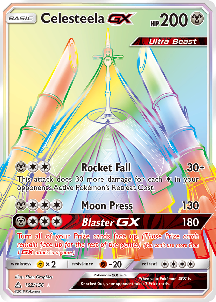 Celesteela-GX – Ultra Prism 162/156 Pokémon card