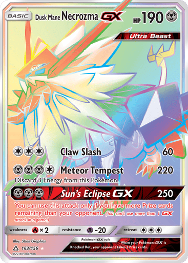 Dusk Mane Necrozma-GX - Ultra Prism 163