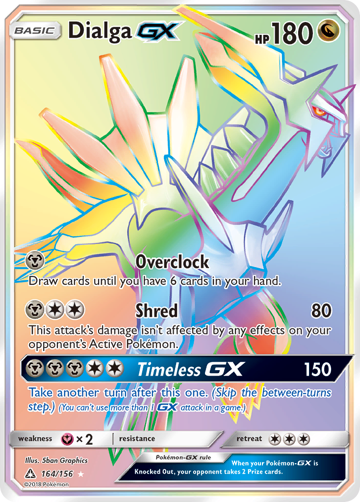 Dialga-GX – Ultra Prism 164/156 Pokémon card