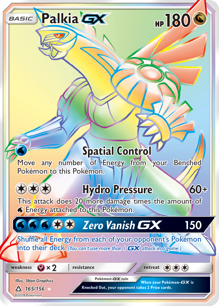 Palkia-GX – Ultra Prism 165/156 Pokémon card