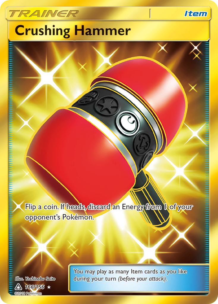 Crushing Hammer – Ultra Prism 166/156 Pokémon card