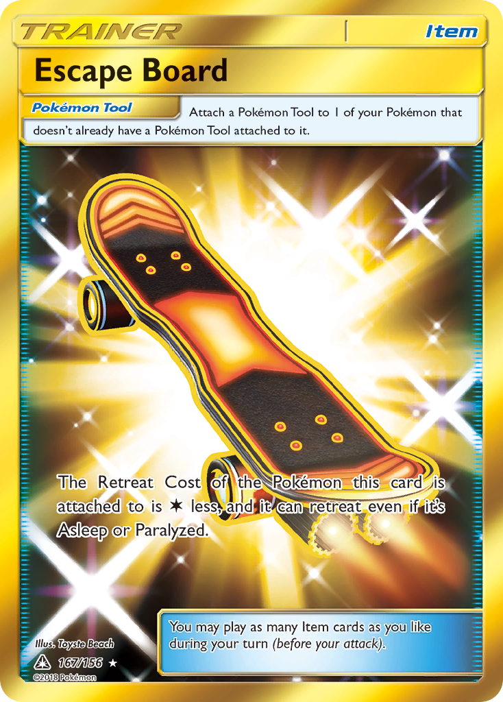 Escape Board – Ultra Prism 167/156 Pokémon card