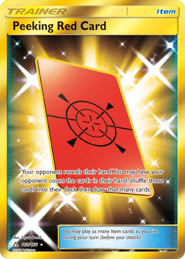 Peeking Red Card - Ultra Prism 169