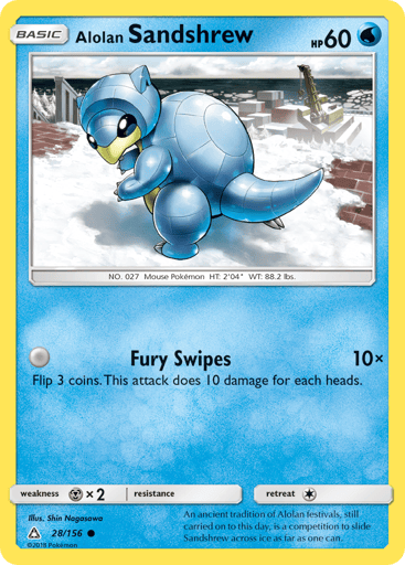 Alolan Sandshrew - Ultra Prism 28